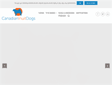 Tablet Screenshot of canadianinuitdogs.com